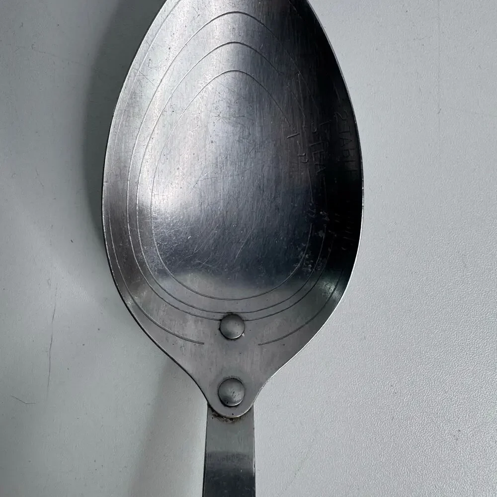 Vintage Solid Serving/Measuring Spoon Maid Of Honor Stainless 11 1/2”